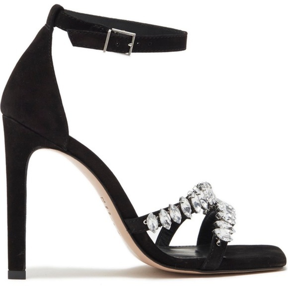 ‼️New $178.00 SCHUTZ Crystal Bling heels - Picture 4 of 14